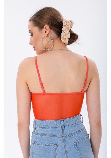 Astarlı Ince Askılı Tül Crop Büstiyer modelleri
