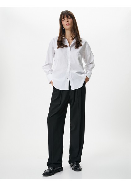 Uzun Kollu Gömlek Düğmeli Pamuklu Standart Kesim fiyatları