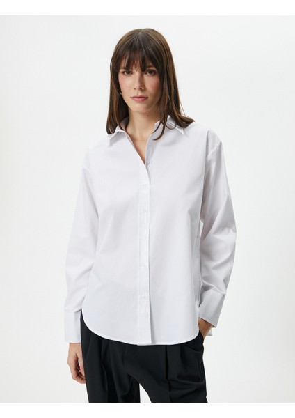 Uzun Kollu Gömlek Düğmeli Pamuklu Standart Kesim modelleri