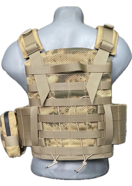 Hücum Yeleği Çöl Jandarma Kamuflaj Mpt Uyumlu