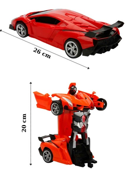 Uzaktan Kumandalı Robota Dönüşebilen Transformers Bumblebee Oyuncak Araba