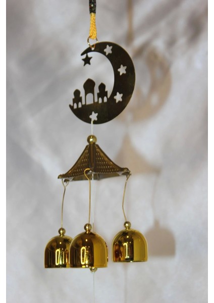 Deprem Zili Çanı Rüzgar Çanı Zili Feng Shui Yin Yang Ay Dede
