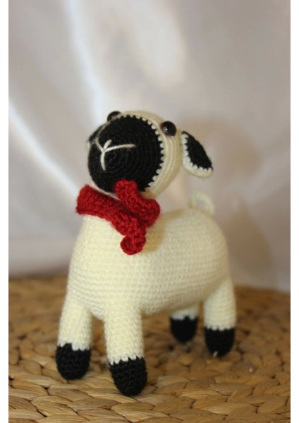 Amigurumi El Işi Doğal Buzyy Kuzu Figürü Doğal Oyuncak Uyku Arkadaşı modelleri