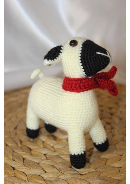 Amigurumi El Işi Doğal Buzyy Kuzu Figürü Doğal Oyuncak Uyku Arkadaşı fırsatları