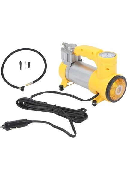 Taşınabilir Fenerli Çakmaklık Oto Araç Lastik Hava Kompresör Pompası