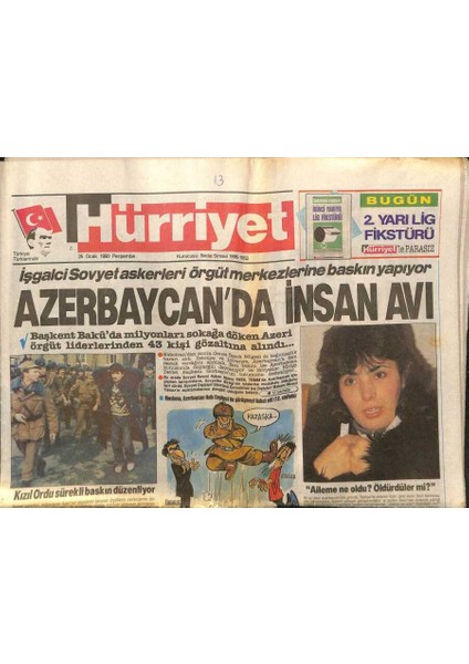 Hürriyet Gazetesi 25 Ocak 1990 - Istanbulda Gazino Savaşı Başlıyor GZ83843