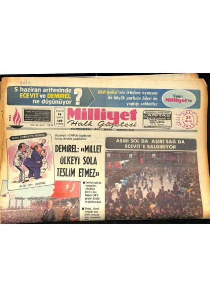 Milliyet Halk Gazetesi 24 Mayıs 1977 Selma Güneri Ilk Kez Ekranlara Geliyor GZ86486