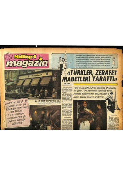 Milliyet Gazetesi Magazin Eki 24 Ekim 1976 - Hülya Koçyiğit , 29 Ekimde Istanbulda Ilk Kez Sahneye Çıkıyor GZ85634
