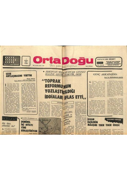 Ortadoğu Gazetesi 4 Şubat 1977 - Pipo Imalcileri Zor Durumda , Lületaşı Üretimi Azaldı... GZ87322