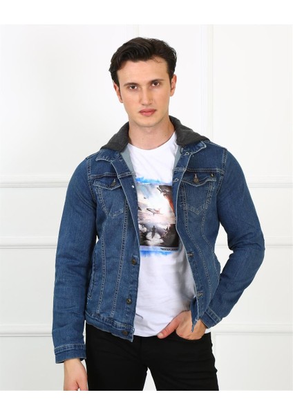 Erkek Ceket Jack J09-04 Kpşn Mıd Blue