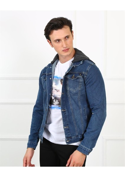 Erkek Ceket Jack J09-04 Kpşn Mıd Blue