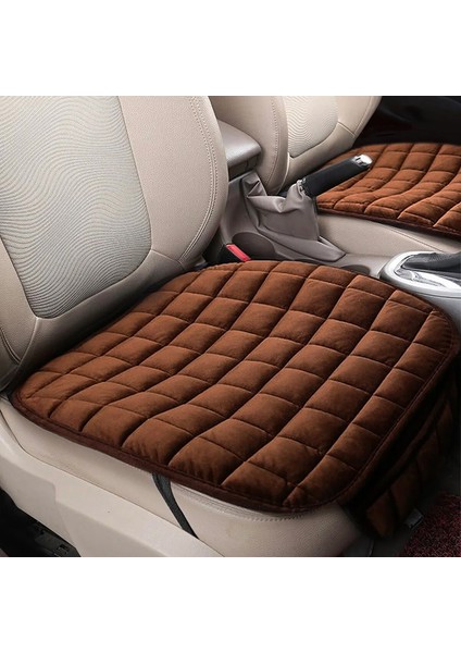 Premium Cepli Terletmez Ortopedik Oto Koltuk Minderi - 1 Adet - Kahverengi