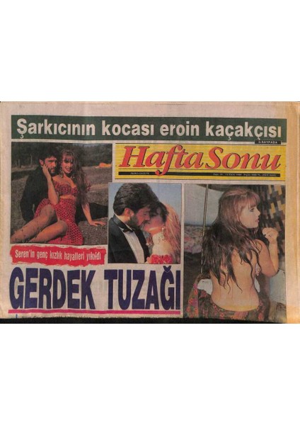 Haftasonu Gazetesi 12 Ekim 1990 - Oya Aydoğan Ile Burçin Orhon Dünür Olabilir... GZ90707