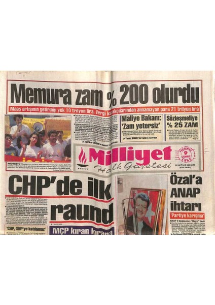 Milliyet Halk Gazetesi 9 Temmuz 1992 - Madamın Dili Pariste Çözüldü GZ90906