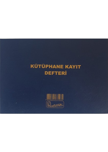 Kütüphane Kayıt Defteri Cilt Kapak