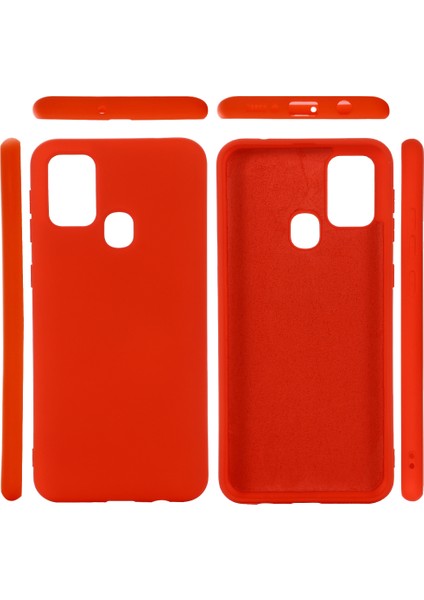 Samsung Galaxy M31-RED Için Sıvı Silikon Kabuk Kılıfı (Yurt Dışından) fiyatları