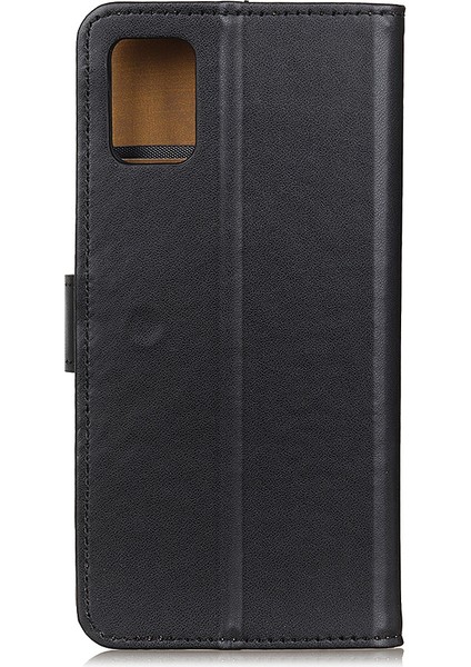 Samsung Galaxy A31 Anti-Drop Kabuğu Şok Geçirmez Koruyucu Kapak Için Cüzdan Telefon Kılıfı Stand-Black ile (Yurt Dışından)