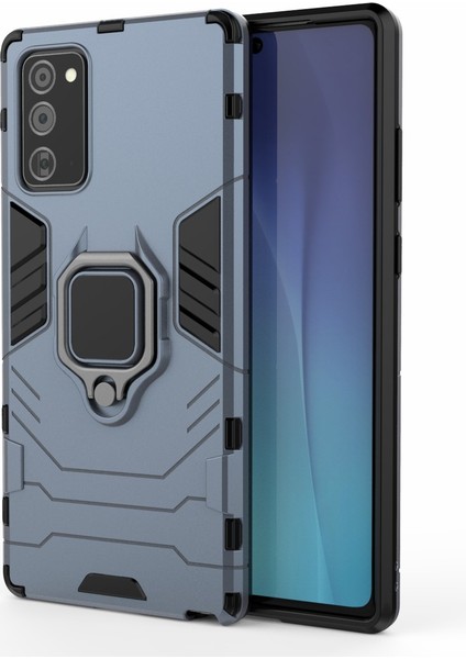 Kickstand Pc Tpu ile Samsung Galaxy Note 20/note 20 5g-Blue (Yurt Dışından)