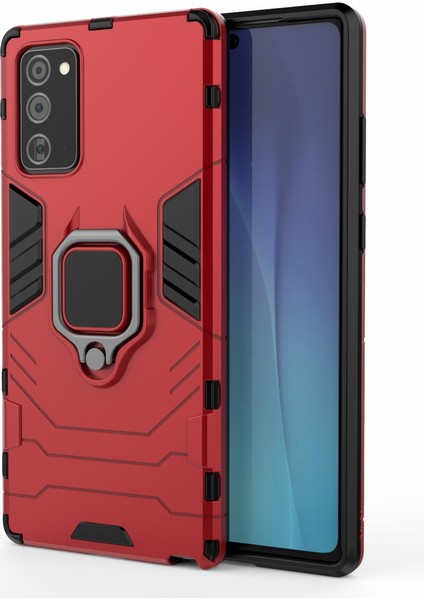Kickstand Pc Tpu ile Samsung Galaxy Note 20/note 20 5g-Red (Yurt Dışından)