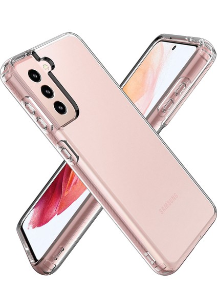 Samsung Galaxy Için S21 4g/5g GW18 Açık Renkli Flaş Pudrası Tpu Kasa Kapak- Şeffaf (Yurt Dışından)