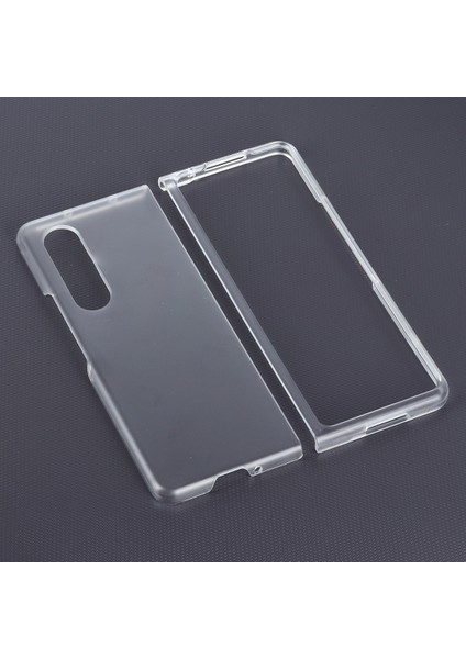 Samsung Galaxy Z Fold3 5g Için Tüm Bağlantı Noktalarına Kolay Erişim ile Şeffaf Sert Pc Telefon Koruyucu Kapak Kılıfı (Yurt Dışından)