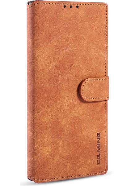 Samsung Galaxy NOTE20 ULTRA/NOTE20 Ultra 5g-Brown Için Retro Deri Cüzdan Standı Kapağı (Yurt Dışından) fiyatları
