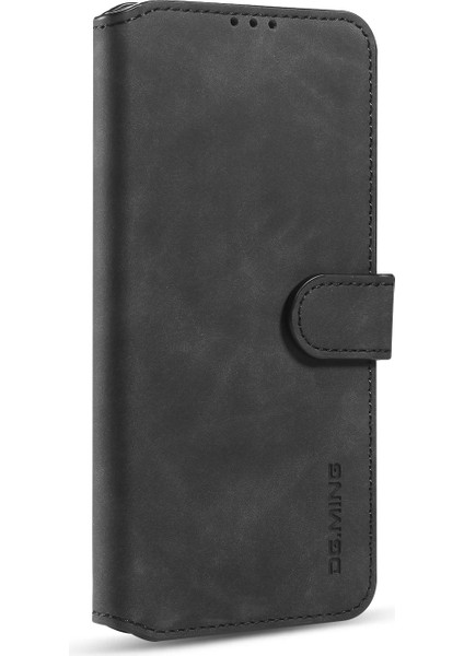 Samsung Galaxy NOTE20 4g/5g-Black Için Vintage Pu Deri Cüzdan Stand Kılıfı (Yurt Dışından)