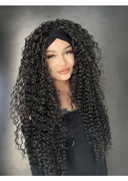 Siyah Bandanalı Afro Peruk.ön Kısımda Bandanası Vardır fiyatları