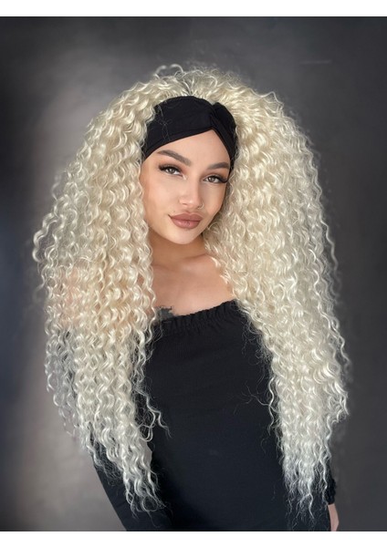 Bandanalı Afro Peruk Platin fiyatları