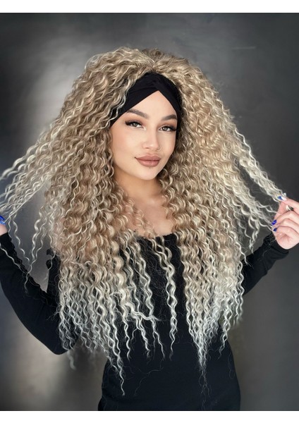 Bandanalı Afro Peruk 12F613 fiyatları