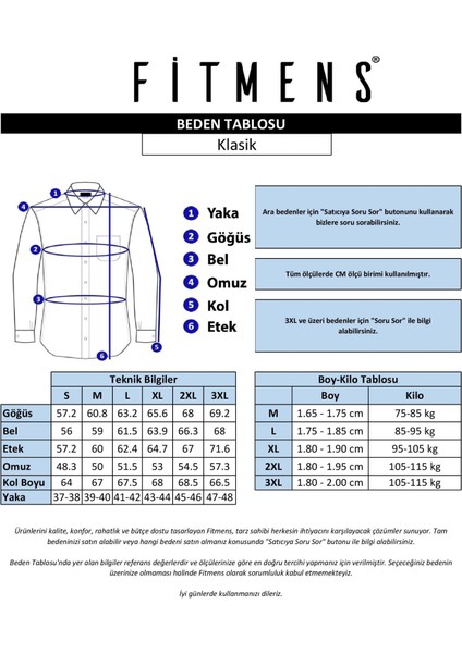 Klasik Uzun Kol Kışlık Çizgili Yaka Düğmeli Hediye Kutulu Erkek Gömlek (Code:A.8362) - Kahverengi