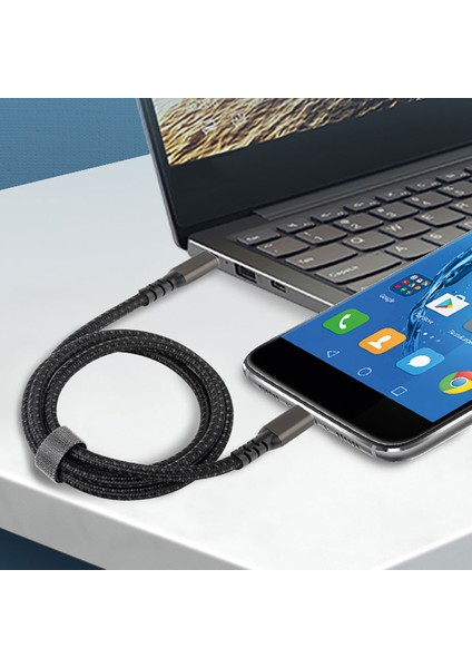 Zore 2.Jenerasyon Type-C to Type-C USB3.2 PD Data Kablosu 100W 20Gbps 4K@60Hz 1 Metre