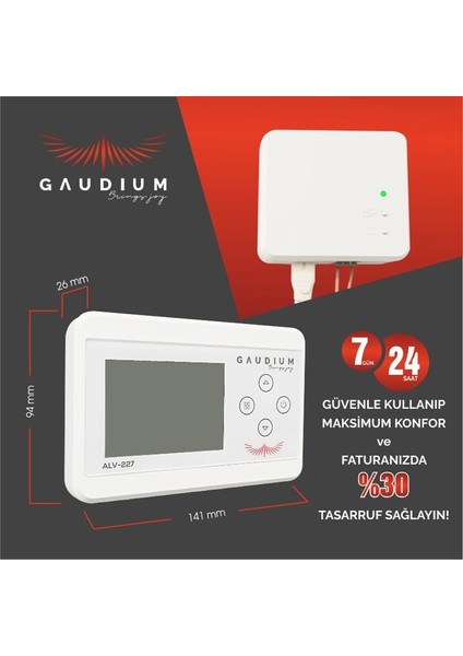 ALV-227 Kablosuz Dijital Dokunmatik Oda Termostatı modelleri