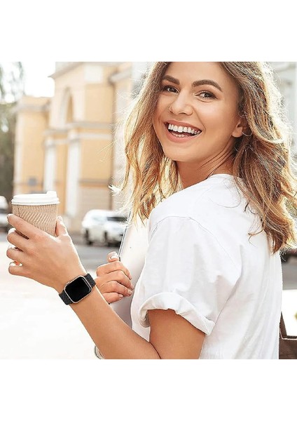 Apple Watch Uyumlu 42MM 44MM 45MM 49MM 1/2/3/4/5/6/se/7/8/9 Ultra Kordon Loop Kordon