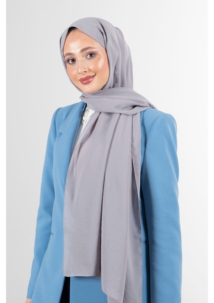 Gri Harem Scarf Elsa Şal modelleri