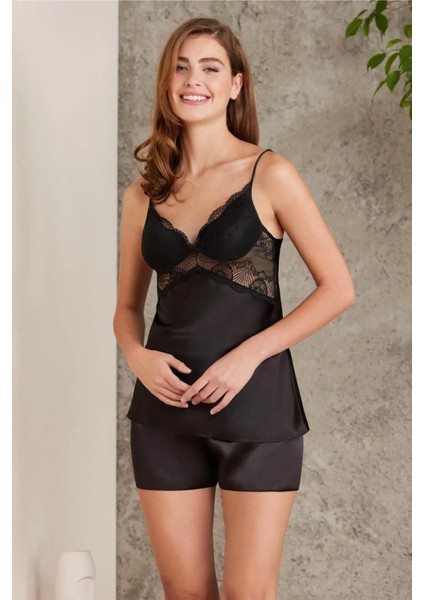 Kadın 7035 Saten Dörtlü Gelin Çeyiz Seti modelleri