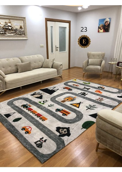 Kadife Kumaş Lastikli Halı Örtüsü