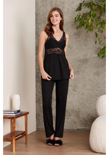 Kadın 2810 3'lü Penye Pijama Takımı