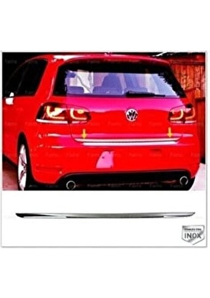Vw Golf 6 Krom Bagaj Alt Çıtası 2008-2013 Arası P.çelik