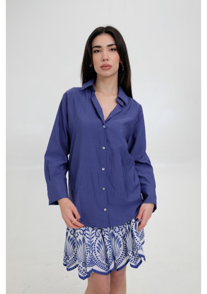 Şık Model Mavi Gömlek modelleri