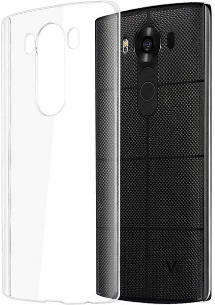 Lg V10 Kılıf Ultra Ince ve Dayanıklı Esnek Tam Uyumlu Şeffaf Kılıf