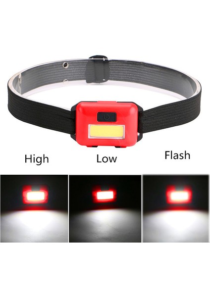 Cob LED Mini Kafa Işık Lambası Far 3 Modu Yağmur Geçirmez Kafa Torch El Feneri Kafa Açık Kamp Balıkçılık Siyah (Yurt Dışından) fiyatları