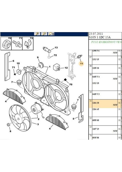 Fan Müşürü 106 Partner (TS1556-126445-126438)