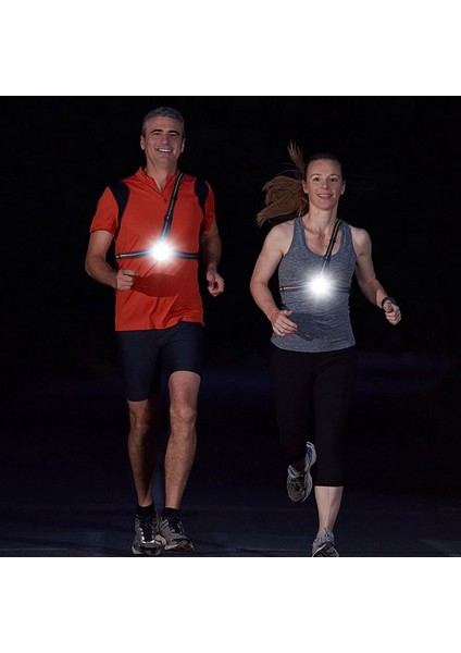 Zoroom Aonıjıe Koşu Işık Su Geçirmez Ayarı Göğüs Işık Lambası El Feneri USB Şarj Gece Koşu Bisiklet Yürüyüş Için (Yurt Dışından) fiyatları