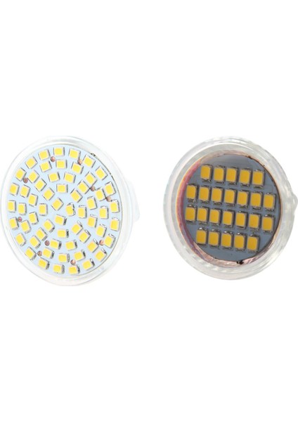 11 Adet Gu4 Sıcak Beyaz 3528 Smd Ev Spot Işığı Lamba Ampul 12V - 1 Adet MR11 24 LED 1W ve 10 Adet MR16 60LED 3W (Yurt Dışından)