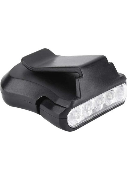 Balıkçılık Kafa Lambası 2 Renk 5 LED Cap Klip Işık Şapka Far Açık Kamp Için (Yurt Dışından) fiyatları
