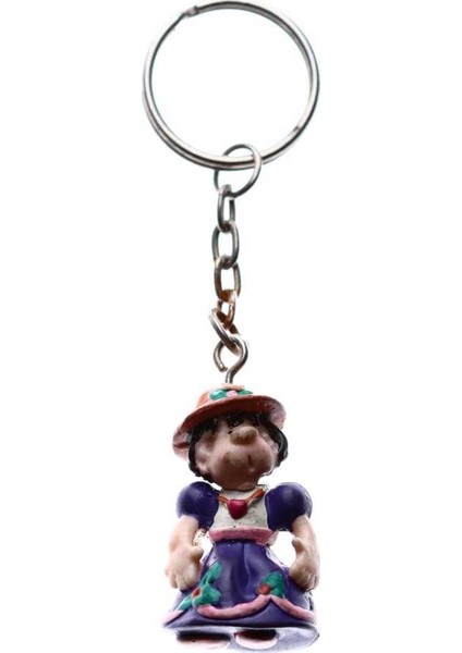 Kız Maskot Eski Anahtarlık AKS418