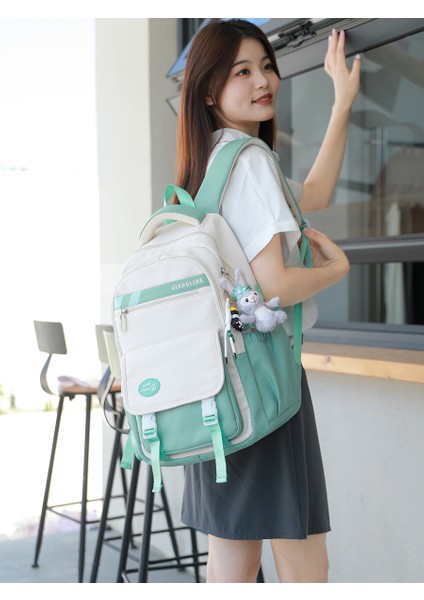 Yeni Ortaokul Lise Okul Çantası Kızlar Basit ve Yüksek Kaliteli Ins Ortaokul Okul Çantası Büyük Kapasiteli Kız Sırt Çantası (Yurt Dışından) modelleri