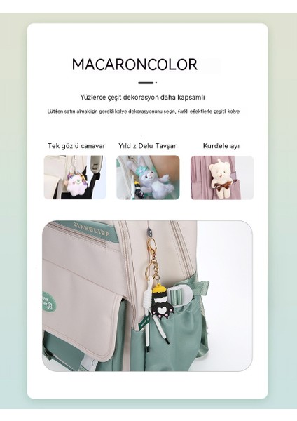 Yeni Ortaokul Lise Okul Çantası Kızlar Basit ve Yüksek Kaliteli Ins Ortaokul Okul Çantası Büyük Kapasiteli Kız Sırt Çantası (Yurt Dışından) fırsatları