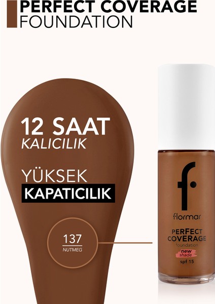 Perfect Coverage Yoğun Kapatıcı Su Bazlı Fondöten (Sıcak Alt Ton) -137 Nutmeg-8682536070676 fırsatları
